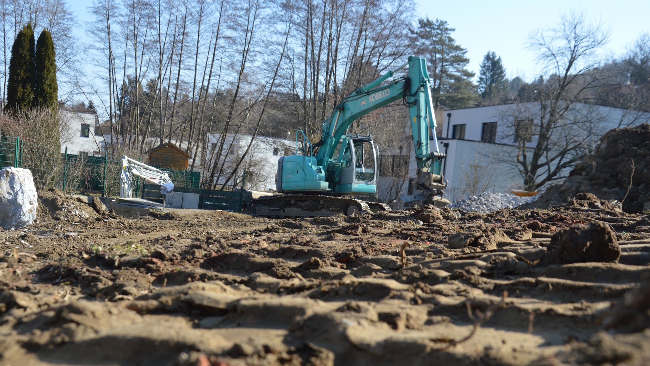 Bagger Arbeiten Hochreiter