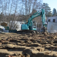 Bagger Arbeiten Hochreiter