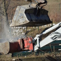 Bagger Arbeiten