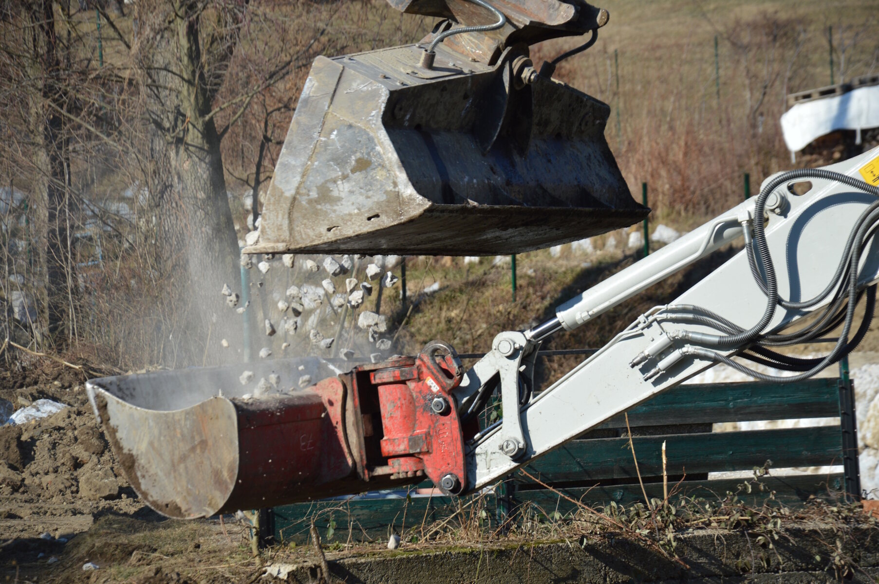 Bagger Arbeiten